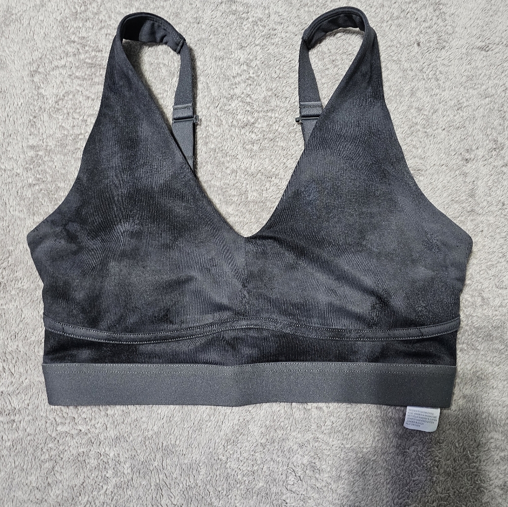 FABLETICS BUNDLE GRAY TYE DYE LEGGINGS AND MATCHING SPORTS BRA SZ SMALL NWT/NWOT